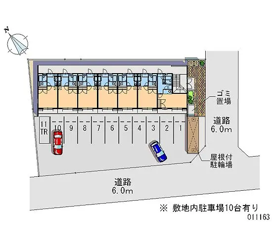 ★手数料０円★赤穂市城西町　月極駐車場（LP）